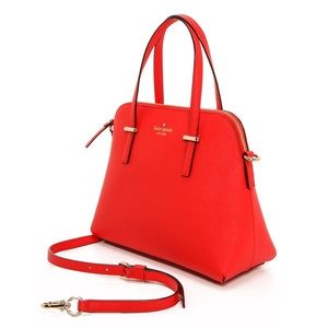 Red Saffiano Medium Crossbody
